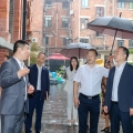 建為新聞 | 上海市委宣傳部副部長、市國資委副主任黃斌兵實地調研建為歷保文物保護活化利用項目